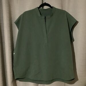 Figs Scrub Moss Rafaela Oversized Womens XL Top